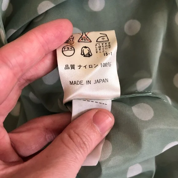 Vintage 90s Jean Paul Gaultier Classique Paris Sheer Polka Dot Shirt Dress 40